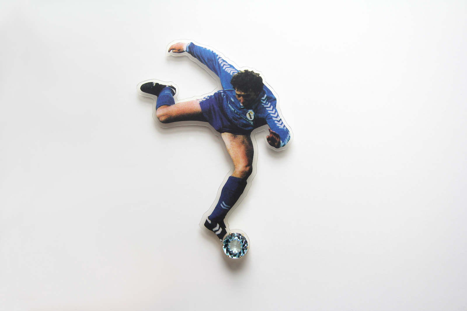 Blue Football Player (369)